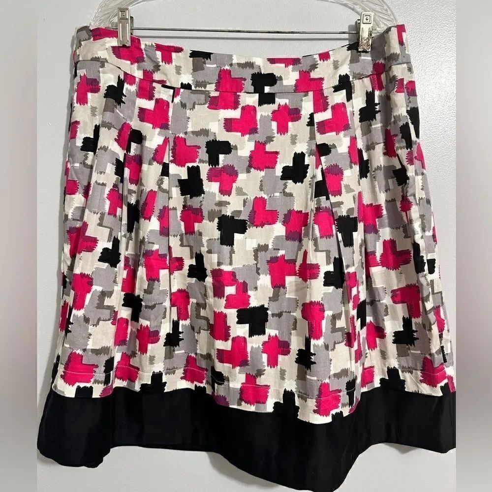 Cato ladies lined skirt. Floral. Size 16W